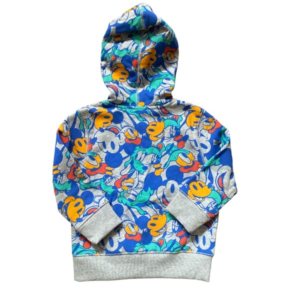 Disney Multicolored Character Hoodie Pockets Front Zipper NWOT Size 2T - Picture 8 of 8